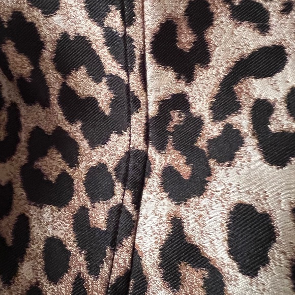 π NWT GANNI Leopard Jacquard Puff Sleeve Dress ππ - Picture 11 of 13